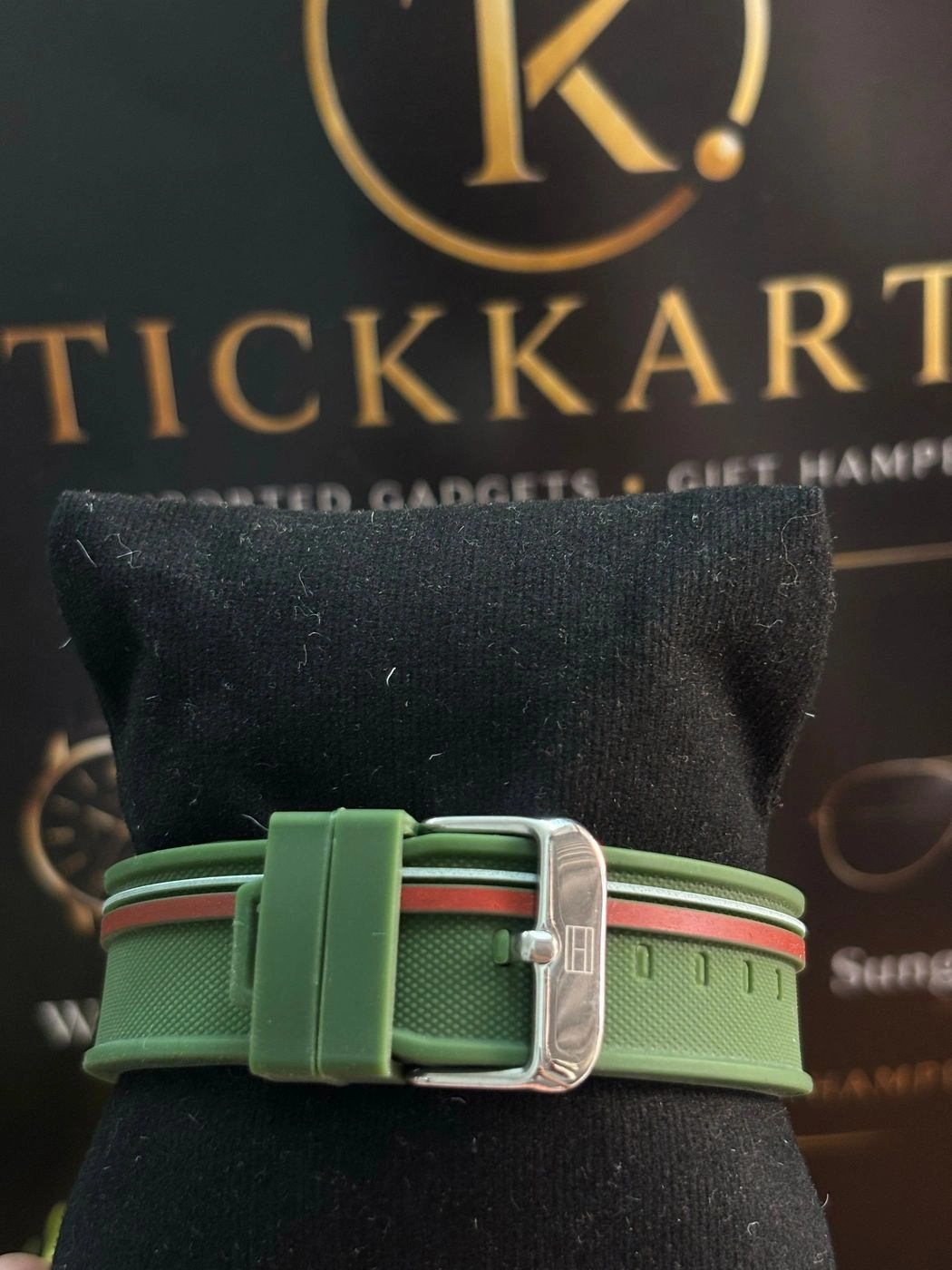 tickkart tommy silicon silver green clark 3