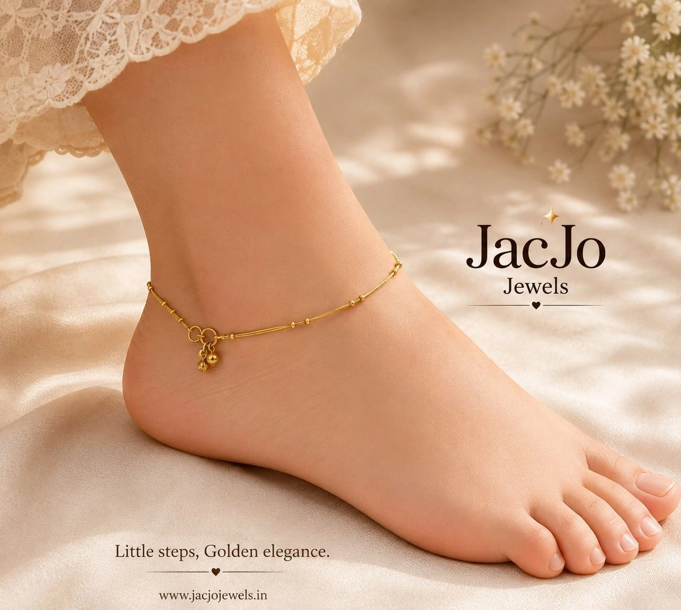 Gold beard Anklet 1