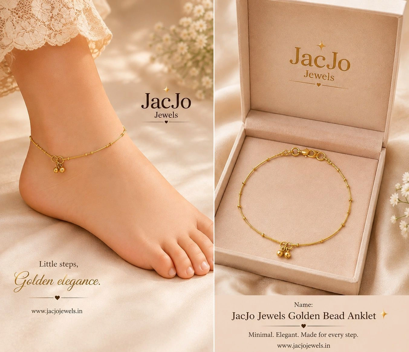 Gold beard Anklet 3