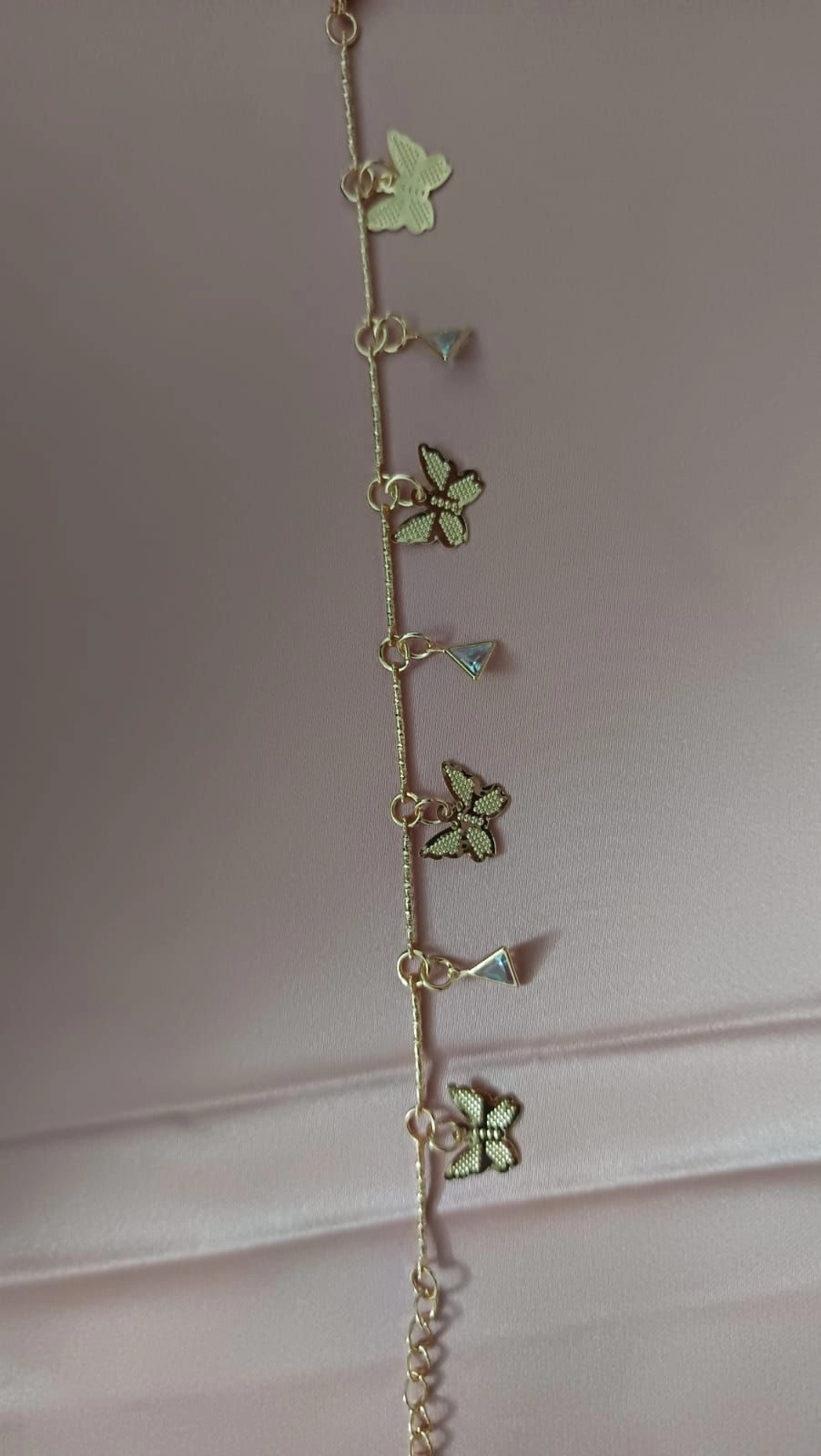Golden Butterfly Charm Bracelet 2