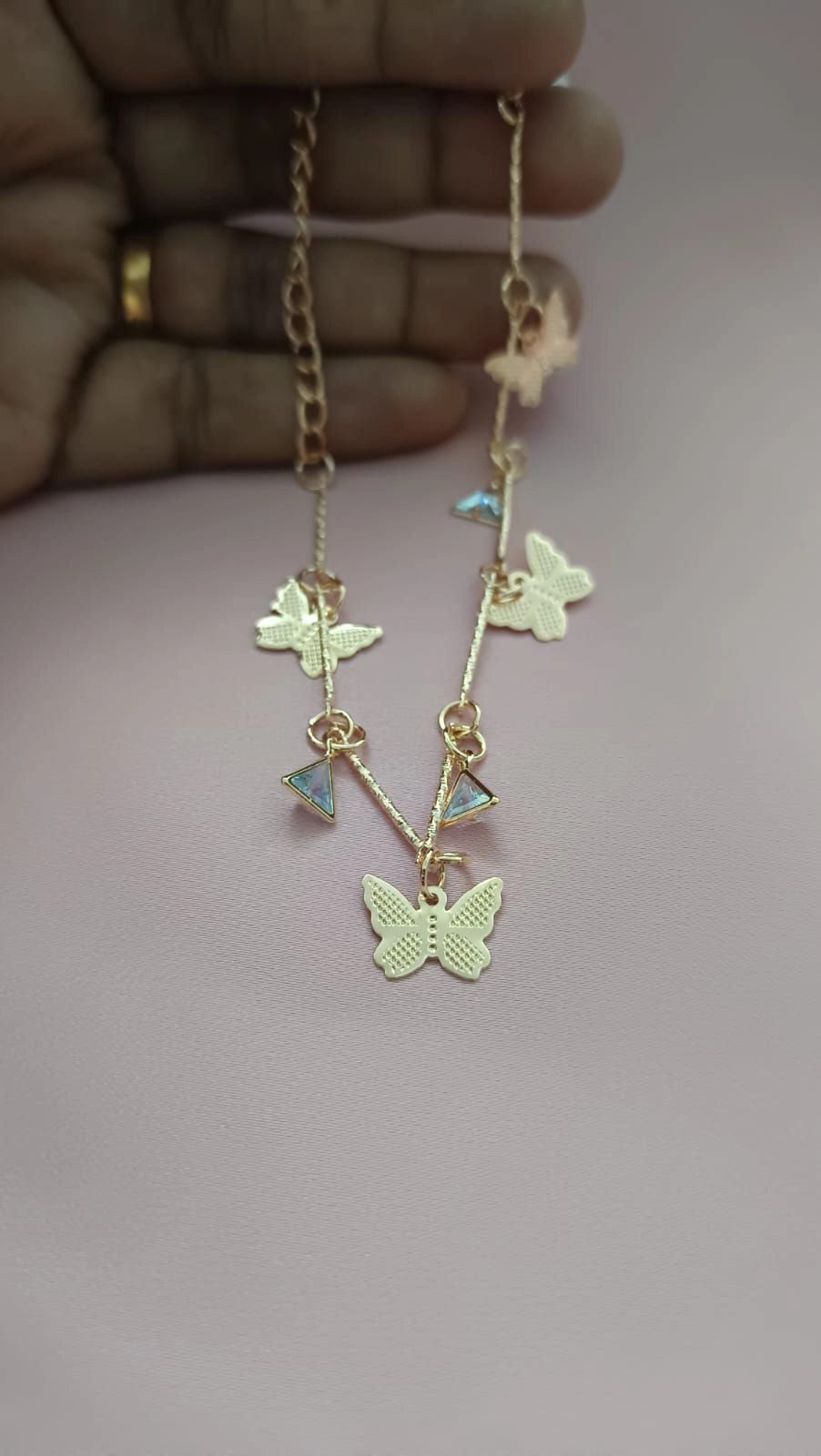 Golden Butterfly Charm Bracelet 3