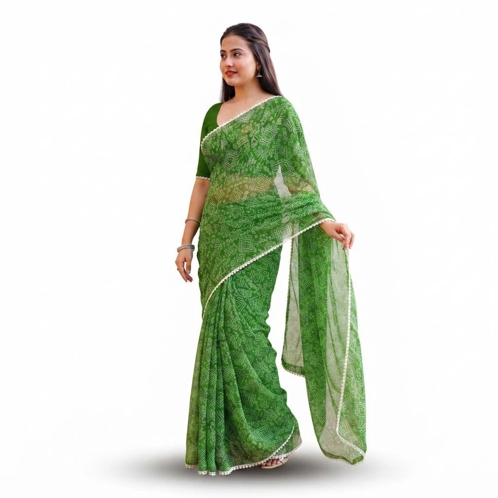Georgette Printed Saree 2