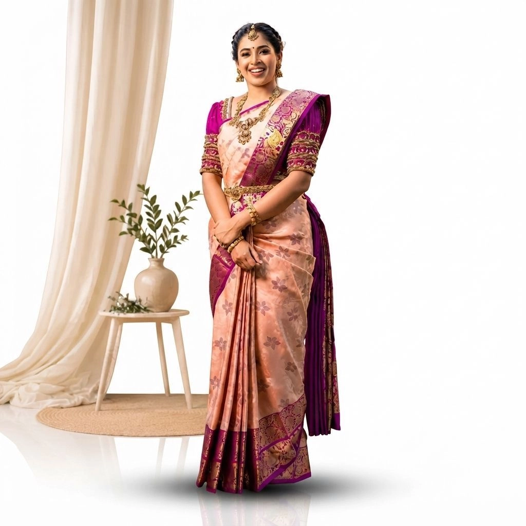 Kwedding kanjeevaram silk saree