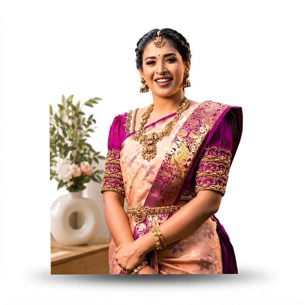 Kwedding kanjeevaram silk saree