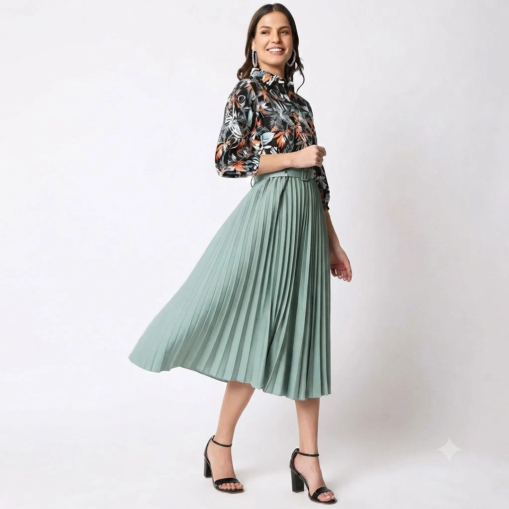 Women's Abstract A-line dress 2