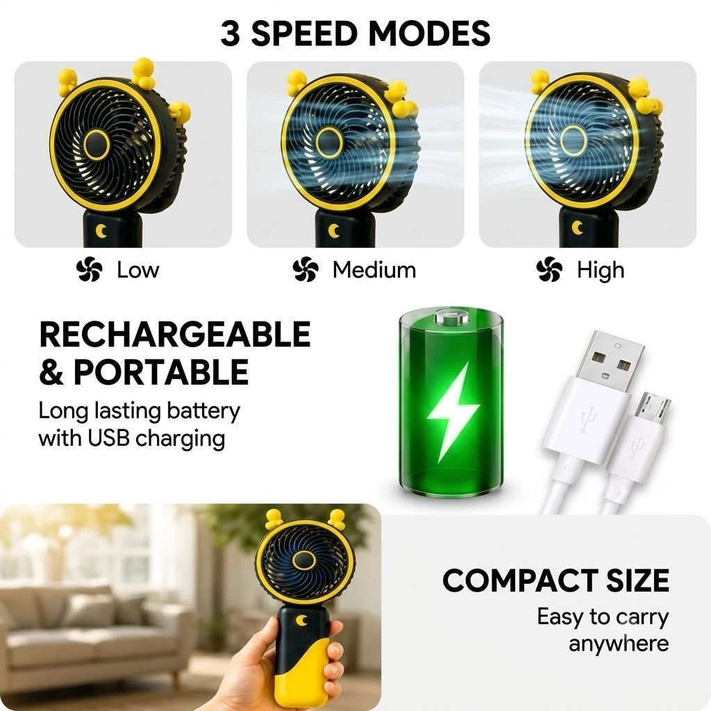 Portable Mini Hand Fan 2