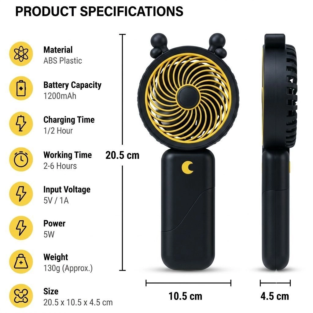 Portable Mini Hand Fan 3