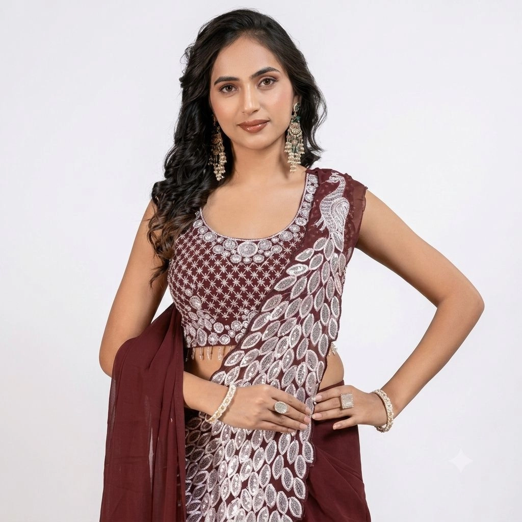 Ready to Wear Saree with Blouse 2