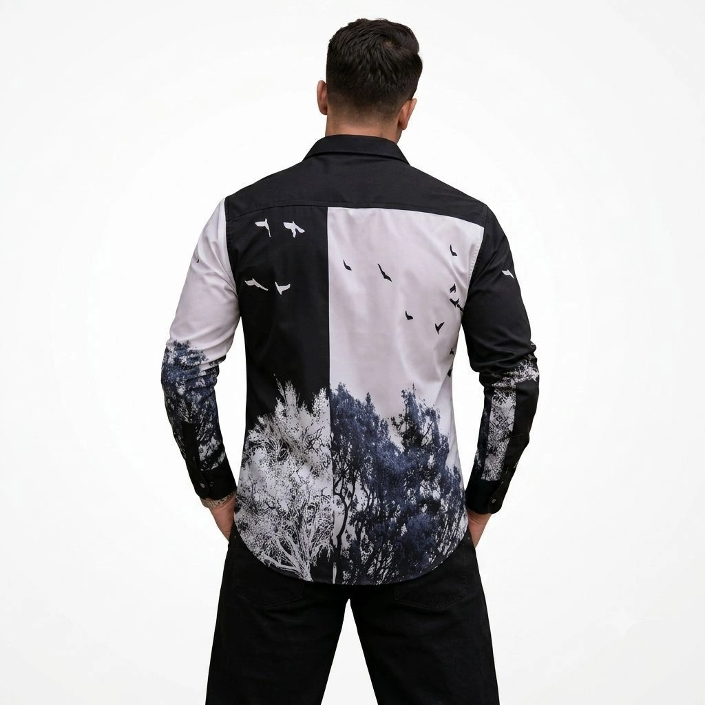 Tropical Printed Men's Shirt
