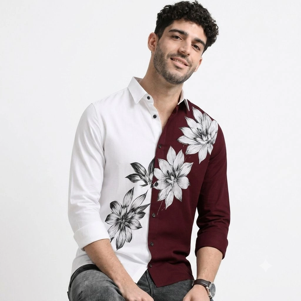 Men's Lycra Casual Shirt 1