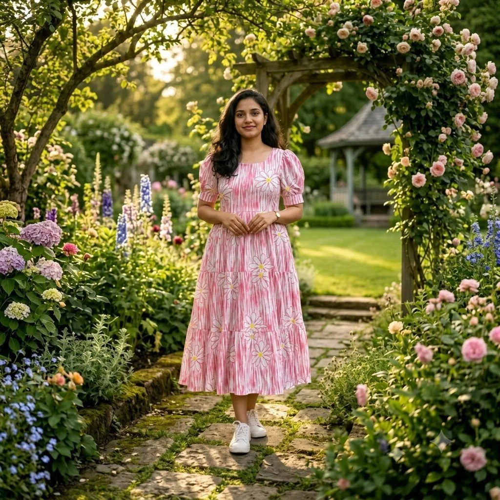 Women's Printed Gown