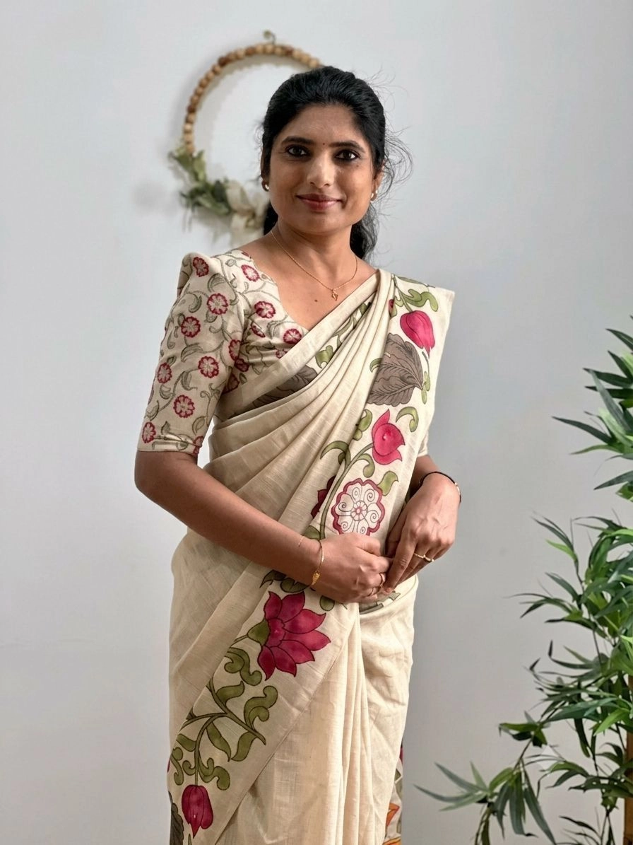 Premium Linen Saree 2