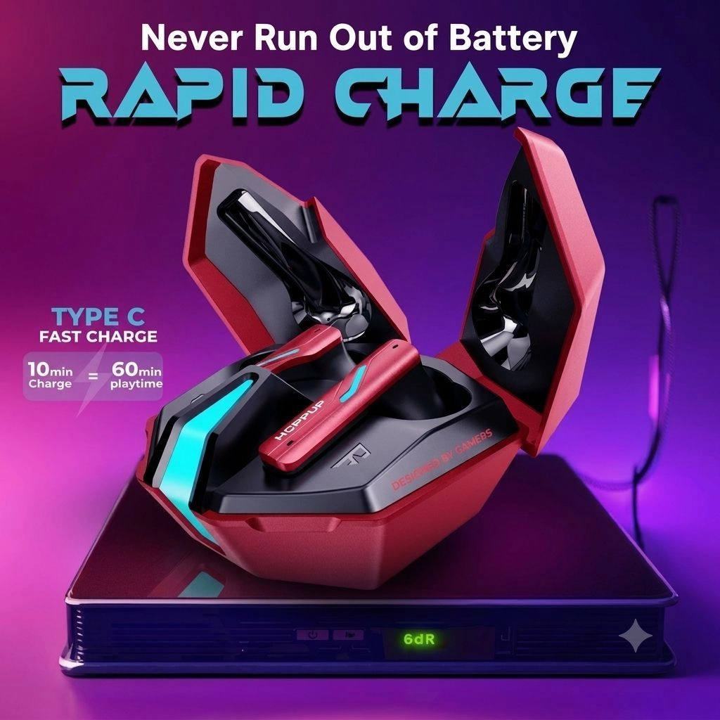 Hoppup Xo6 Gaming Earbuds 2
