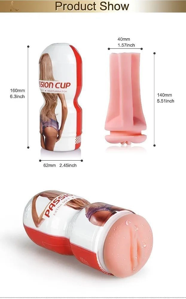 Ultra Realistic 14 cm Male Masturbator High Stimulation 4