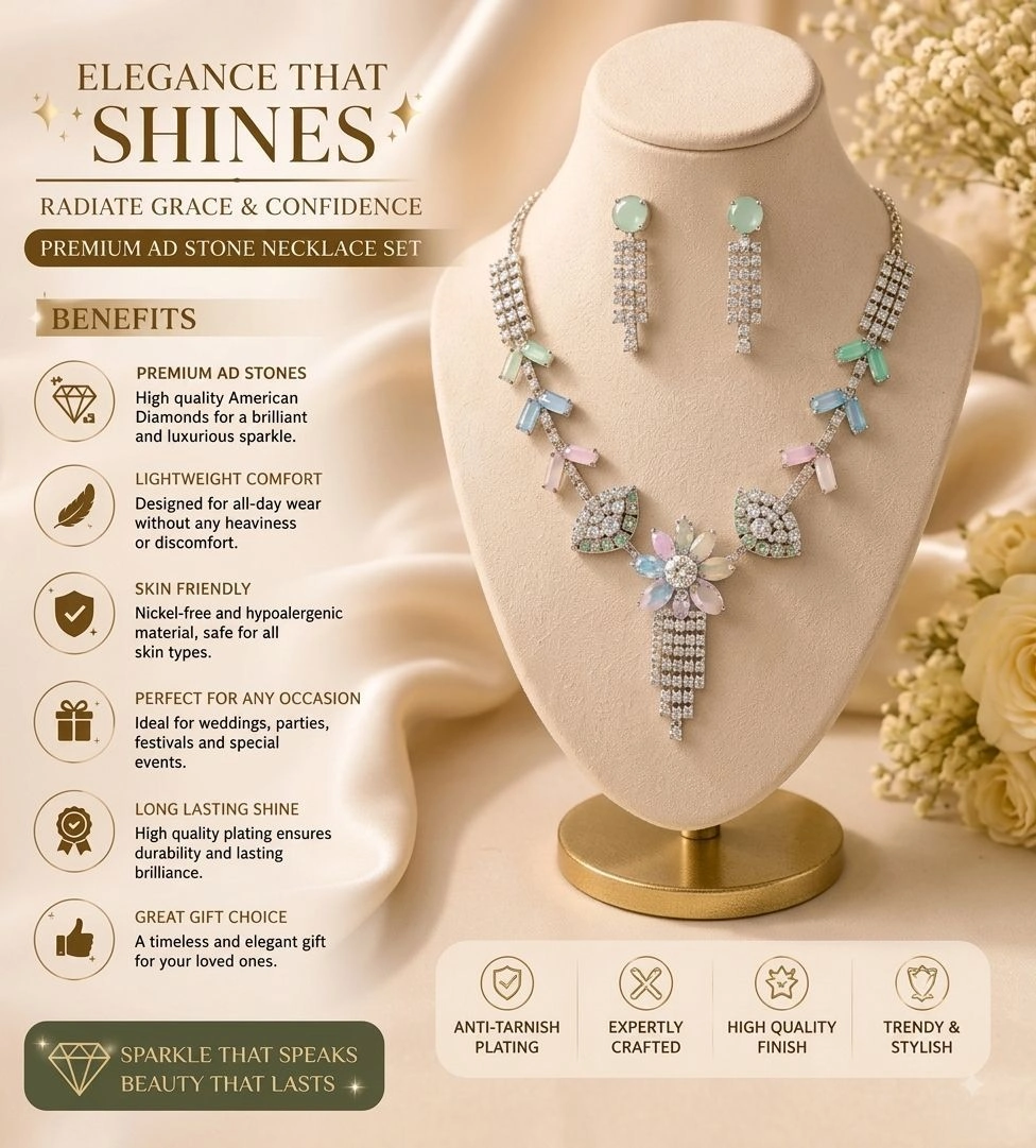 Premium AD stone Necklace 2