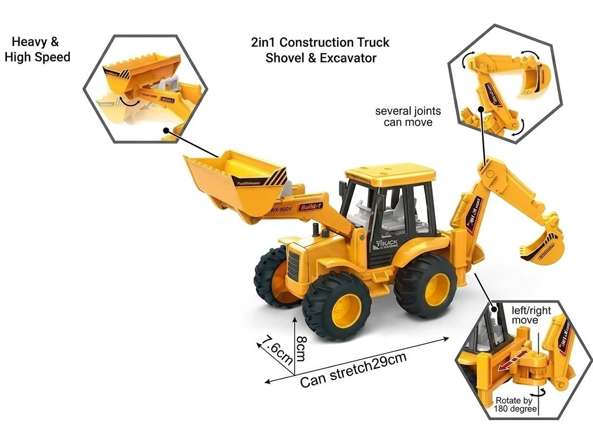 JCB Miniature Toy 3