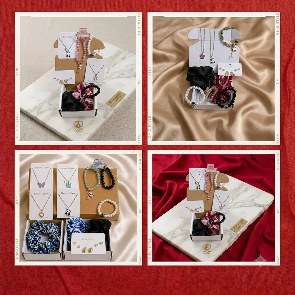 Cute Girls Jewelry Gift Box Combo Set f 3