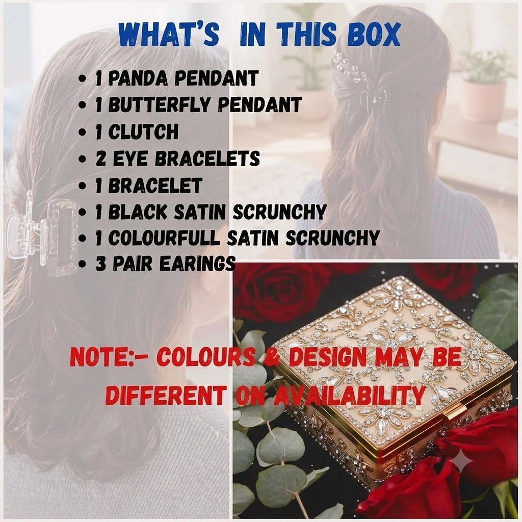 Cute Girls Jewelry Gift Box Combo Set f 4