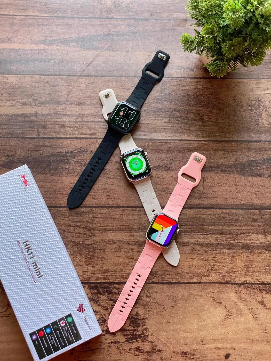 Hk11 mini 38mm smart watch available with Wearfit pro app