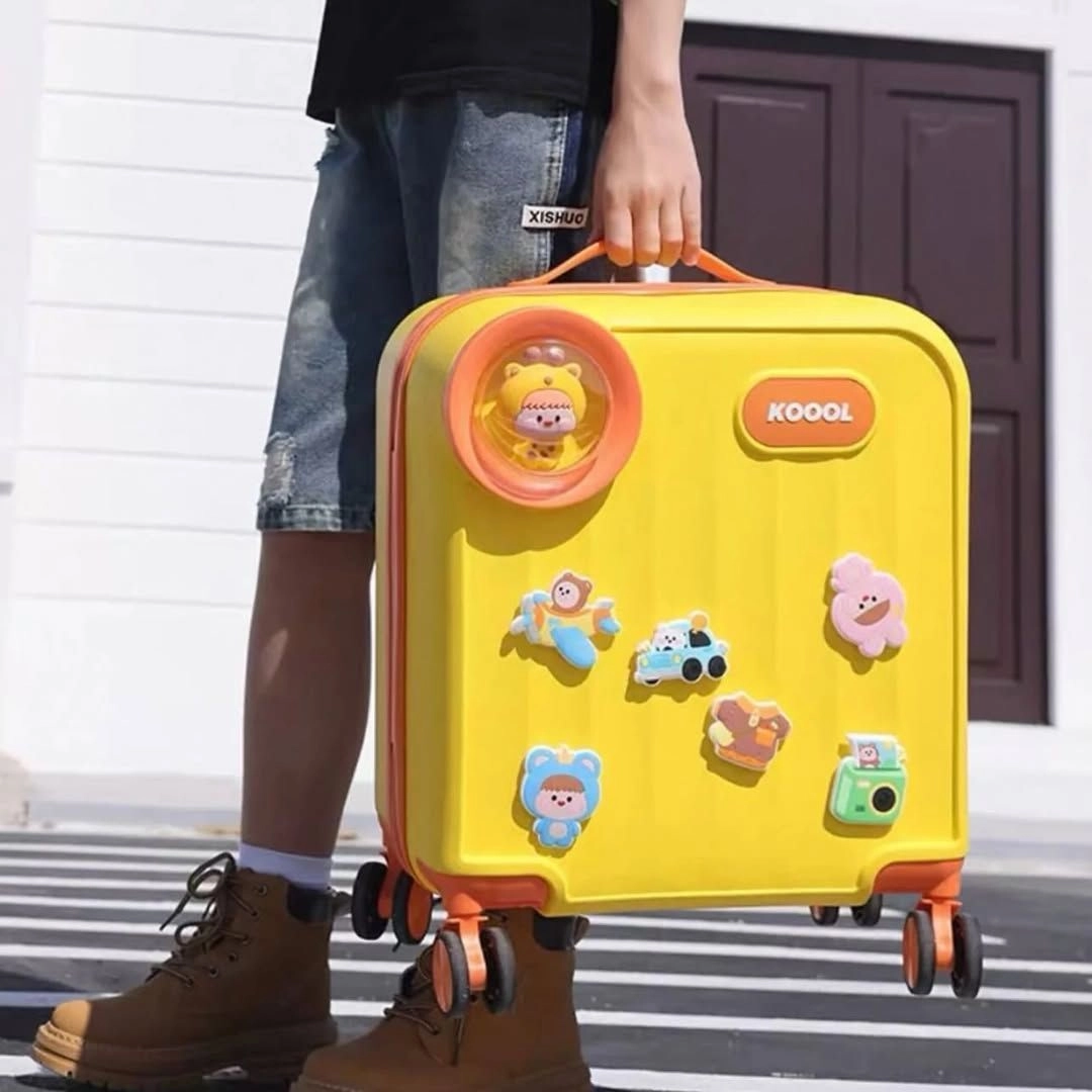 Cute Silicon trolley bag 5