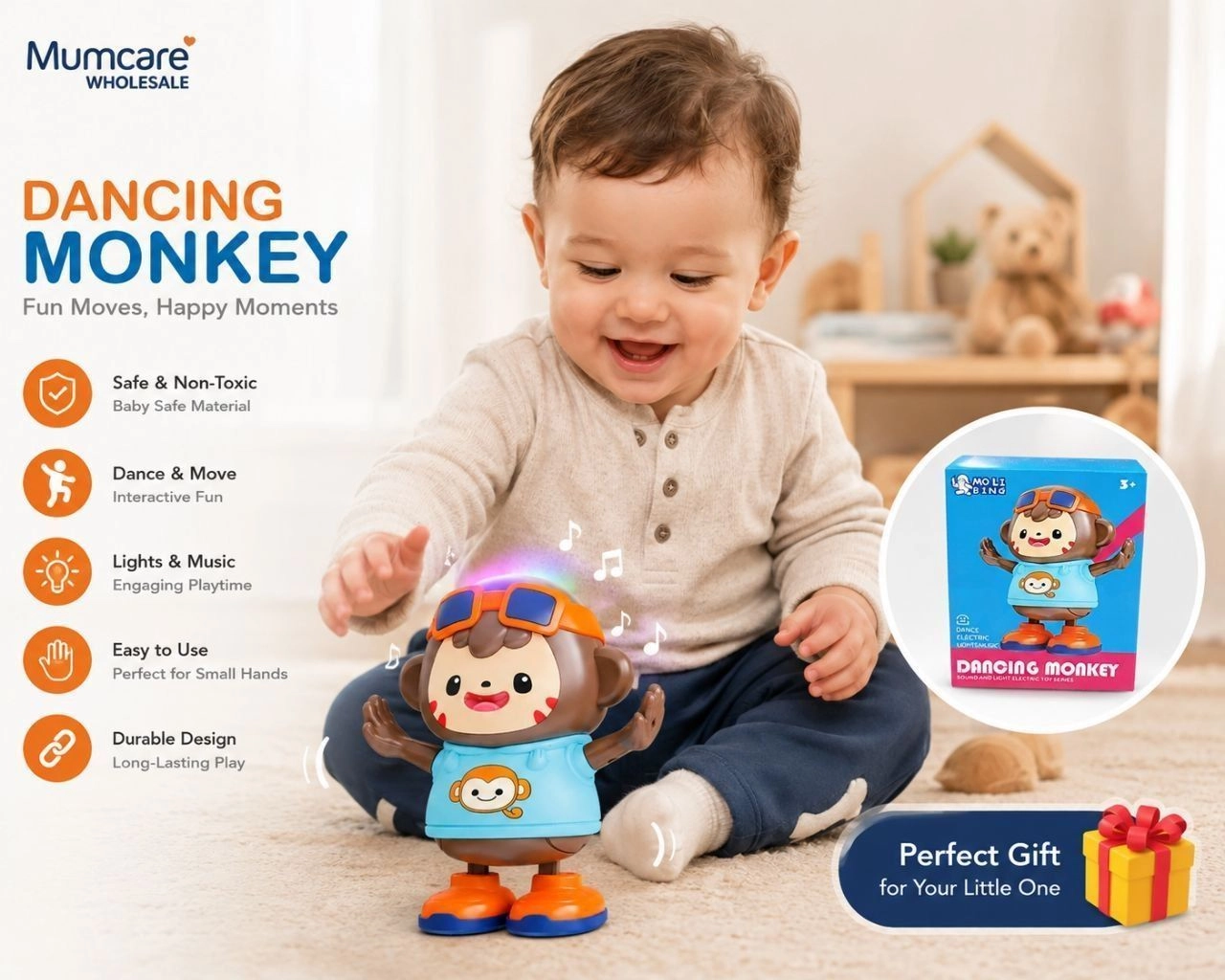 Dancing monkey toy 2