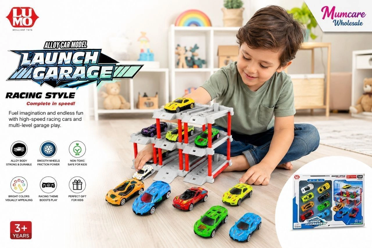 Launch garage parking car toy 2