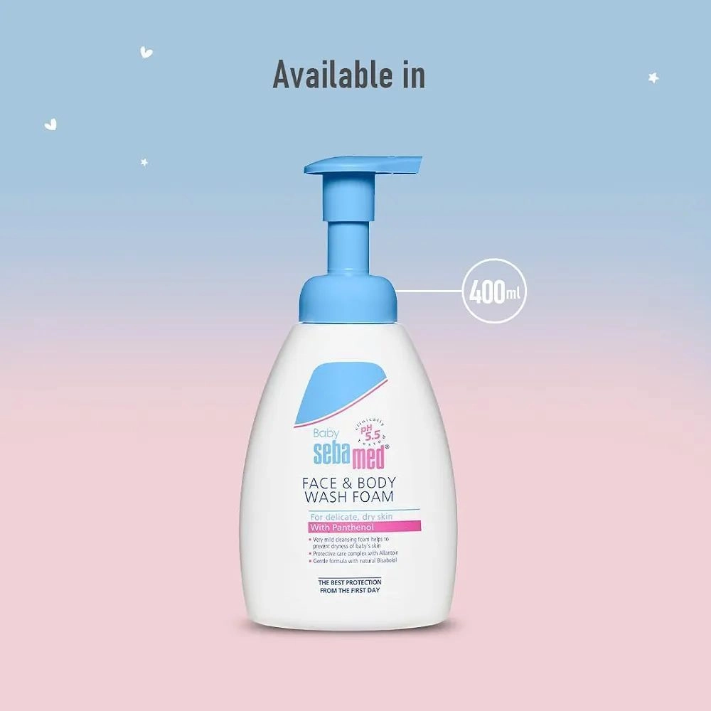 Sebamed face and body wash form 400ml 4