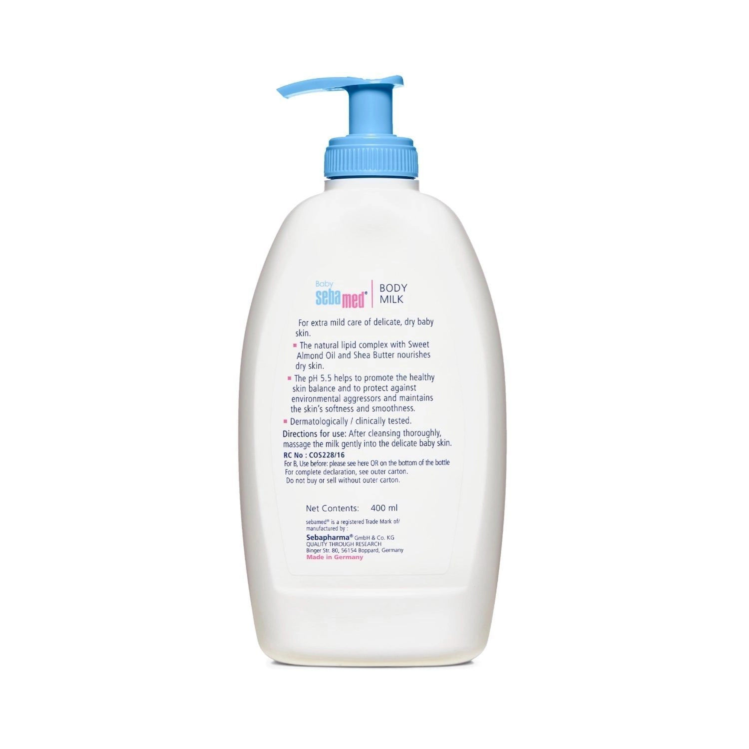 Sebamed body milk 400ml 2