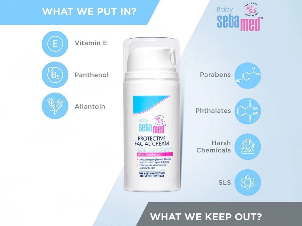 Sebamed Baby Protective Facial Cream 100 ml 3