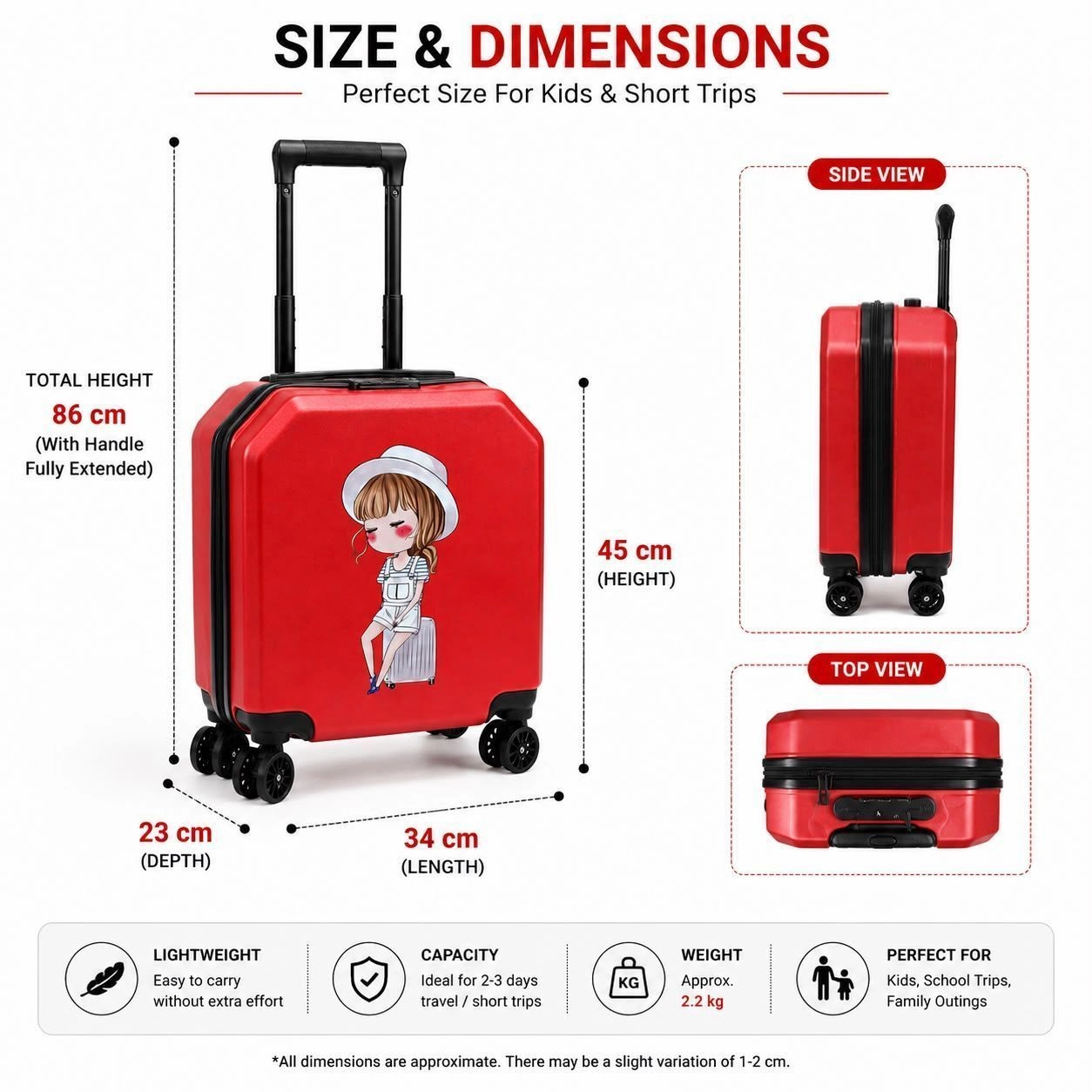 New trolley bag mat design (Red) 4