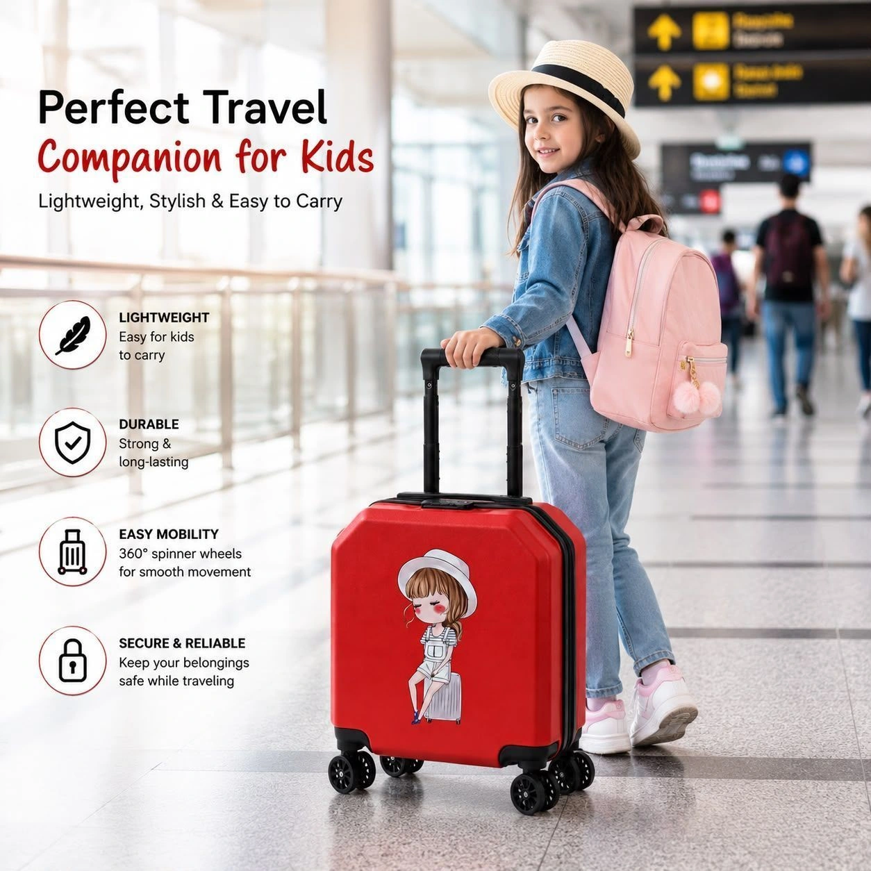 New trolley bag mat design (Red) 5