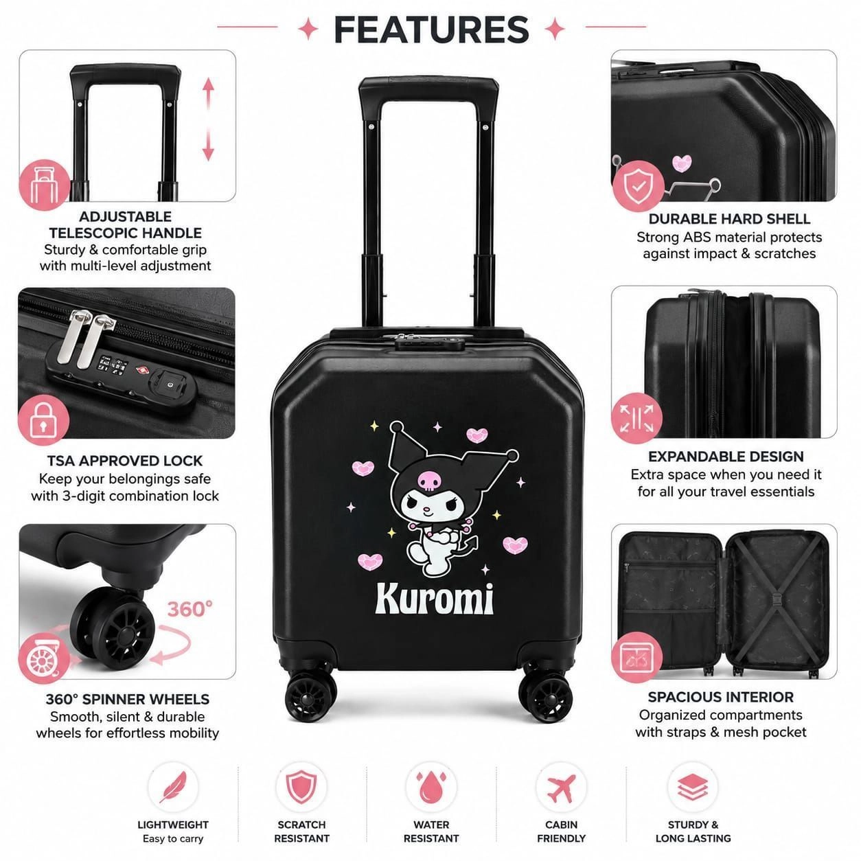 New trolley bag mat design ( black) 4