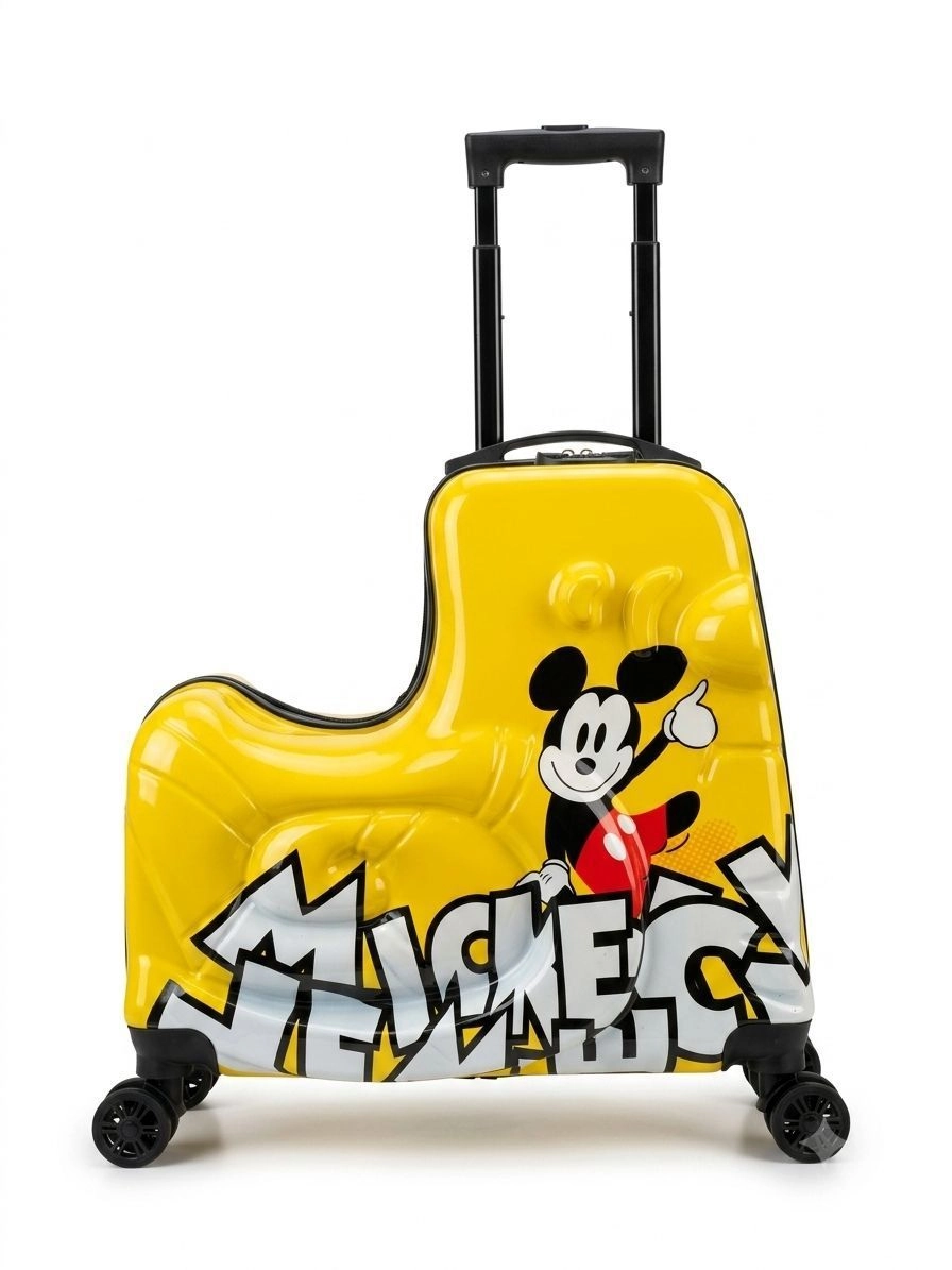 New new design sitting kids trolley bag 1