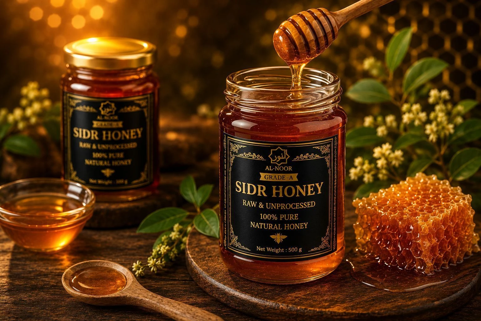 AL-NOOR Premium Sidr Honey – 500g 3