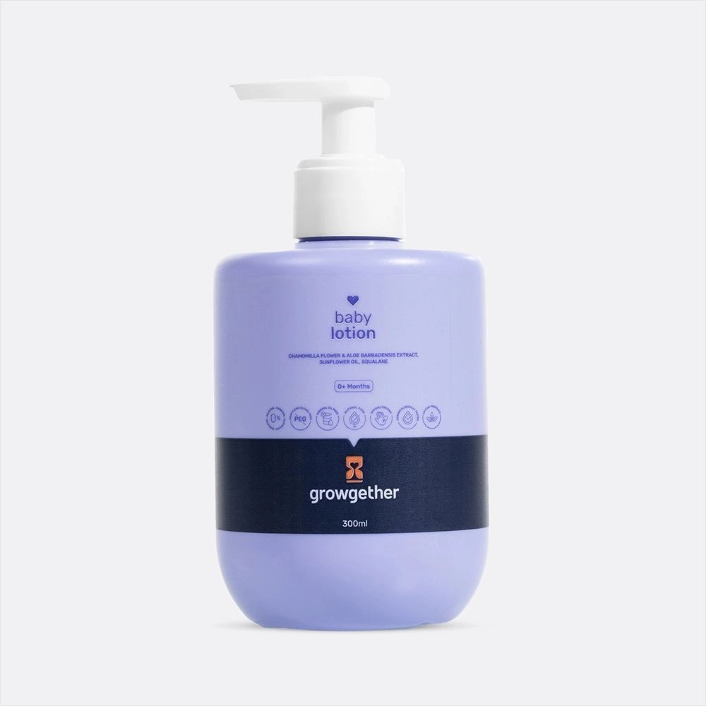 Growgether Baby Lotion for Gentle Hydration & Soothing Care | Non-Sticky | Safe for Babies 0+ Months 2