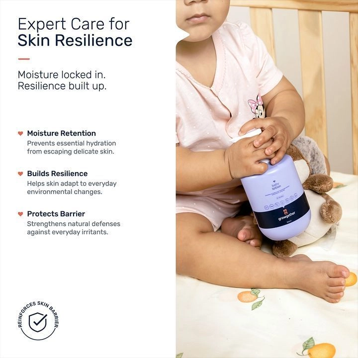 Growgether Baby Lotion for Gentle Hydration & Soothing Care | Non-Sticky | Safe for Babies 0+ Months 7