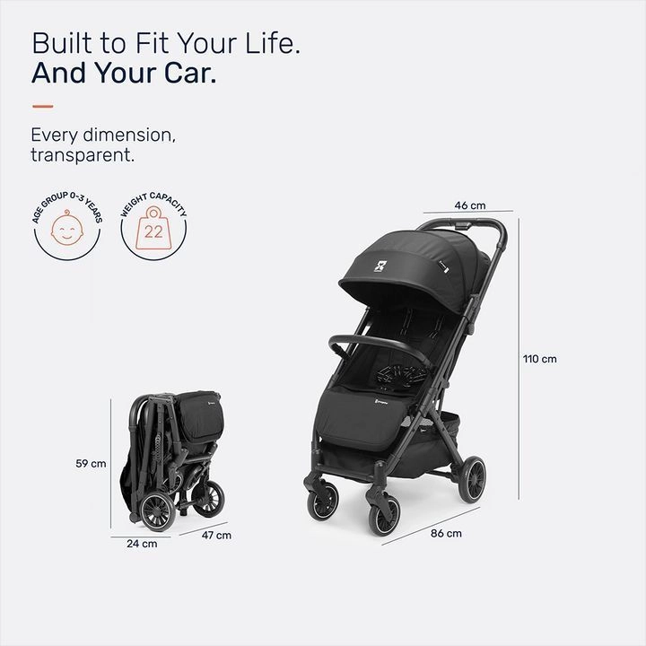 Velox Stroller (Black) 9
