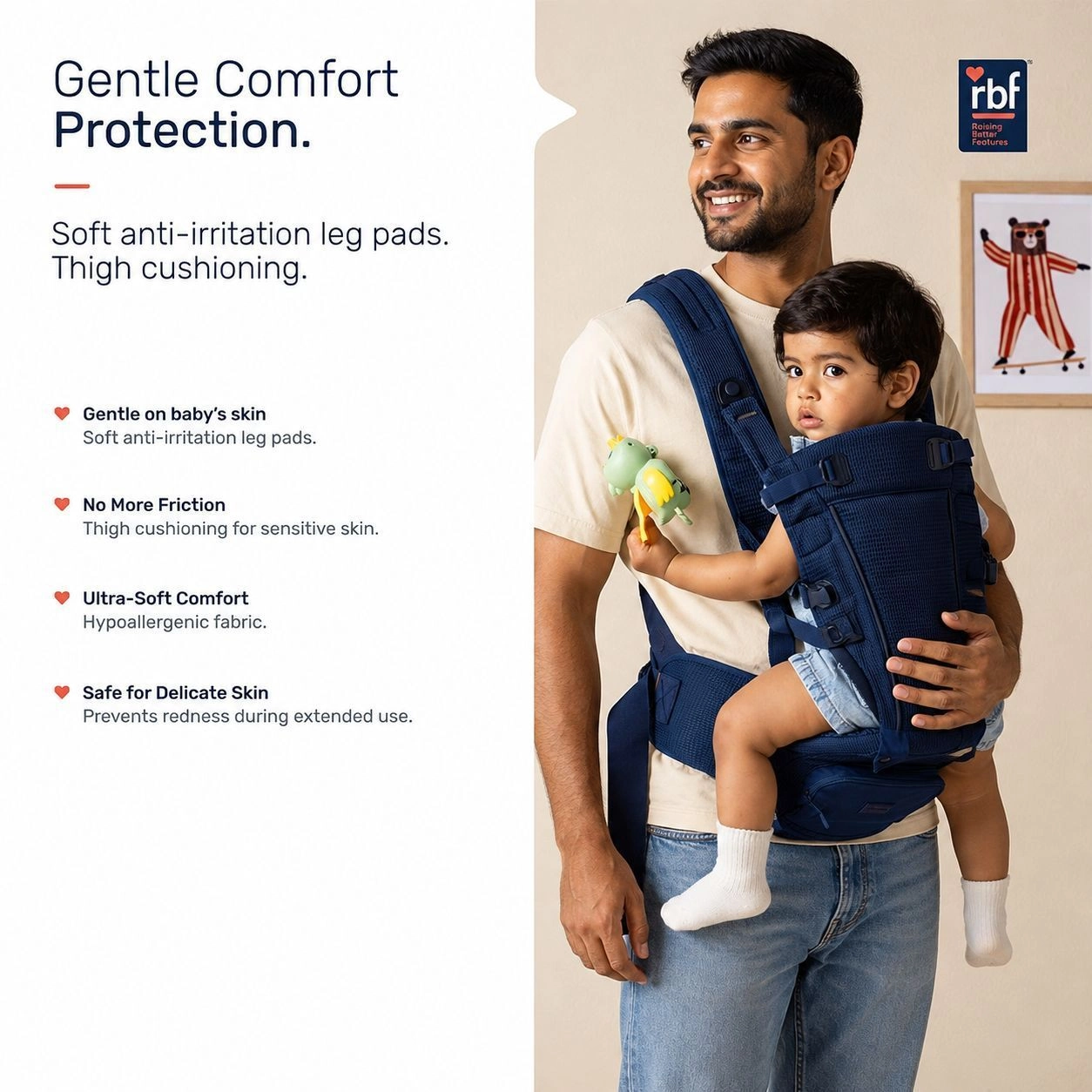 Lyfta Baby Carrier ( Blue ) 7