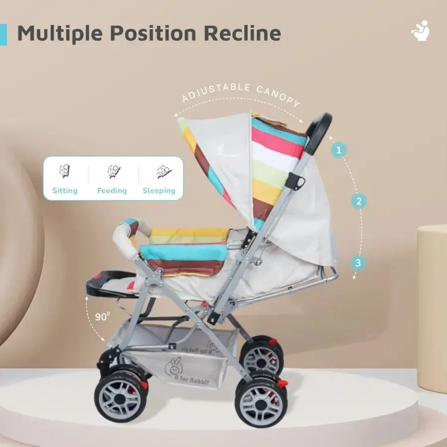 Lollipop Lite Stroller Travel Rainbow 2
