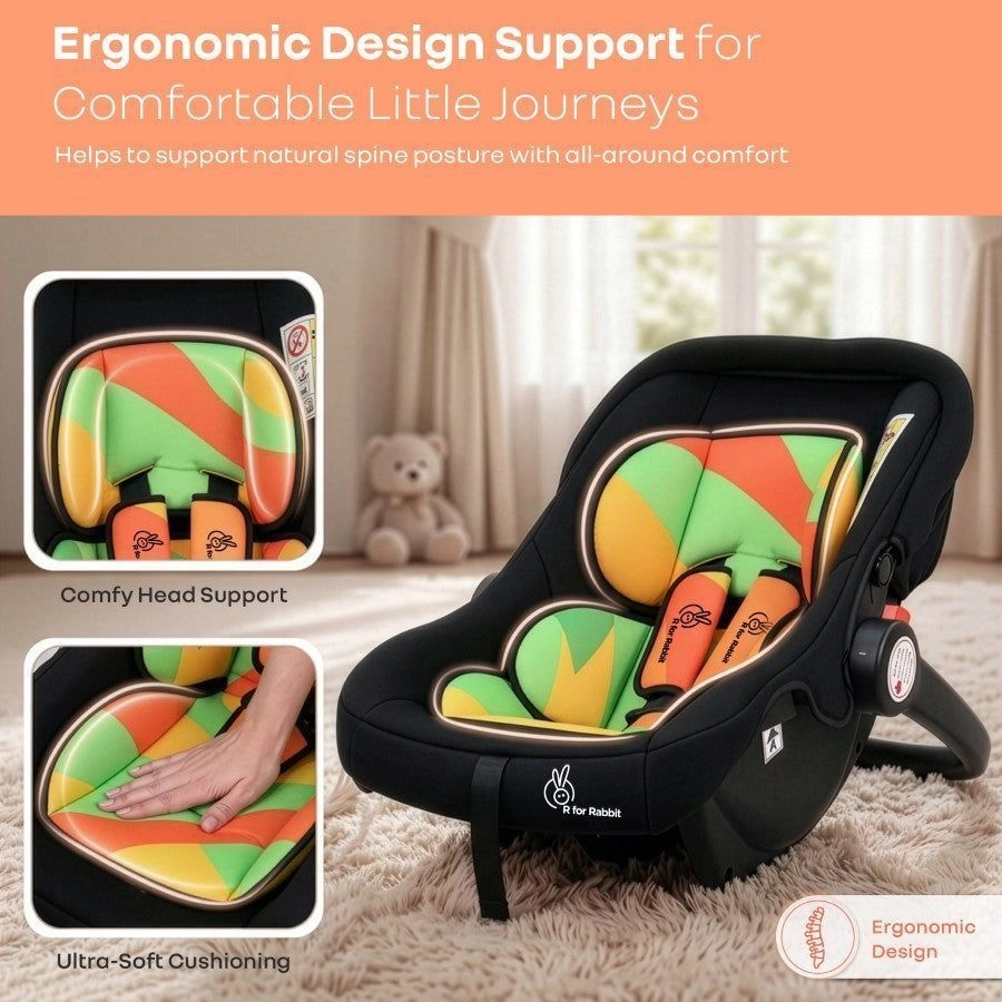 Picaboo 4 In 1 Multipurpose Baby Carry Cot -colurful 4