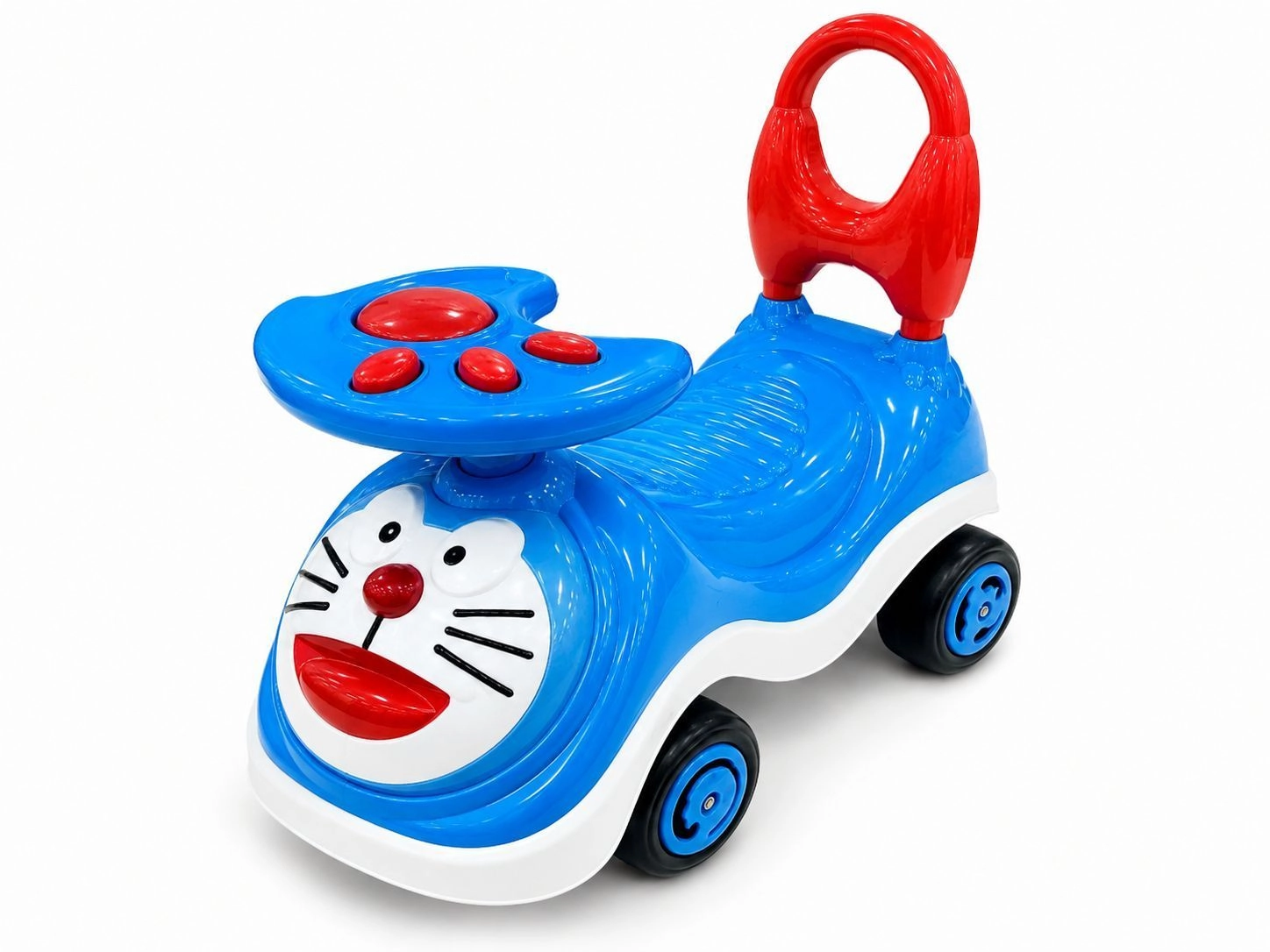 Doraemon-Themed Kids Ride-On Toy Car – Blue Children’s Car 1