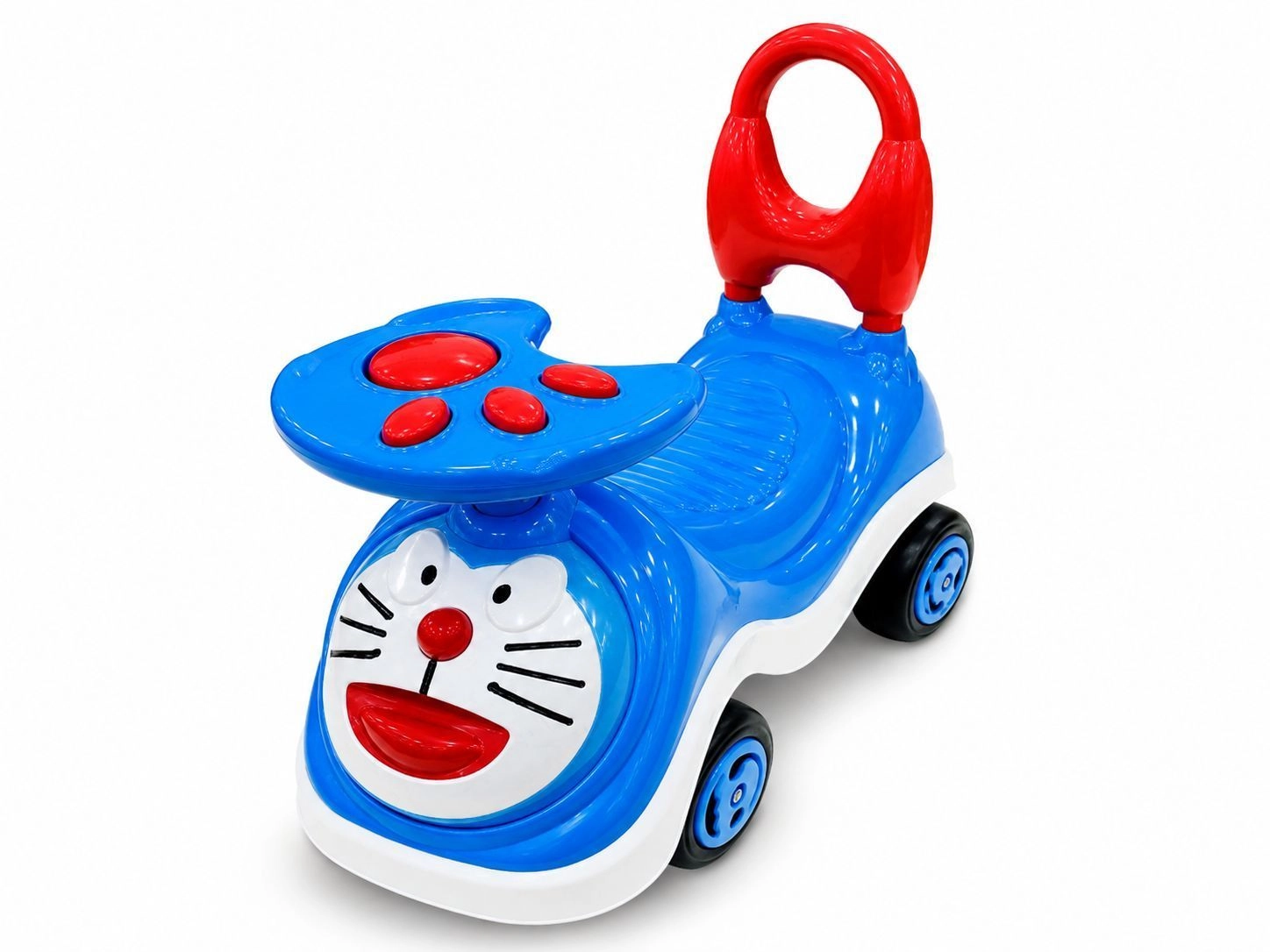 Doraemon-Themed Kids Ride-On Toy Car – Blue Children’s Car 2