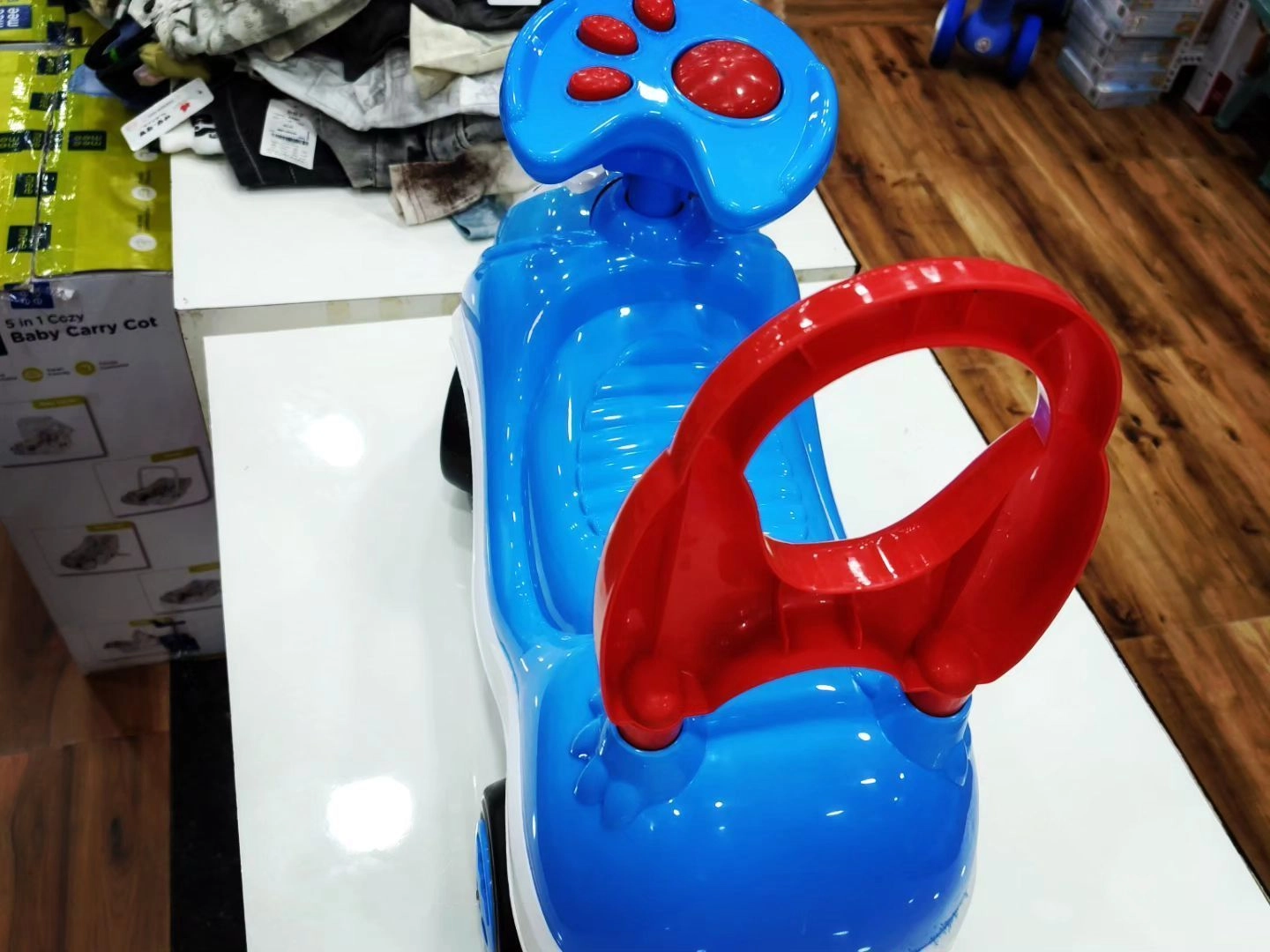 Doraemon-Themed Kids Ride-On Toy Car – Blue Children’s Car 5