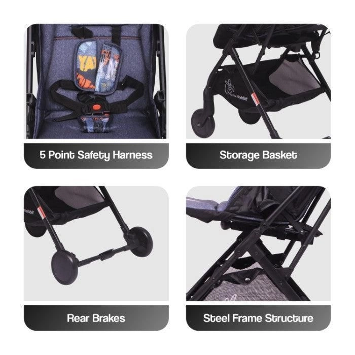 Pocket Stroller Lite (gray ,R for Rabbit) 5