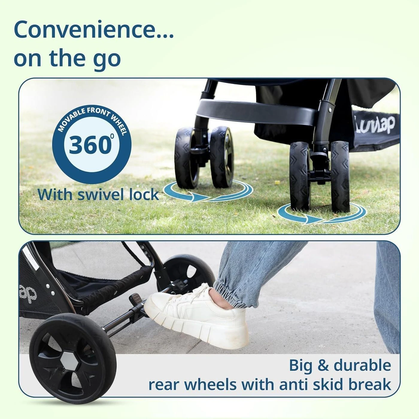 Galaxy Baby Stroller (Luvlap) 6