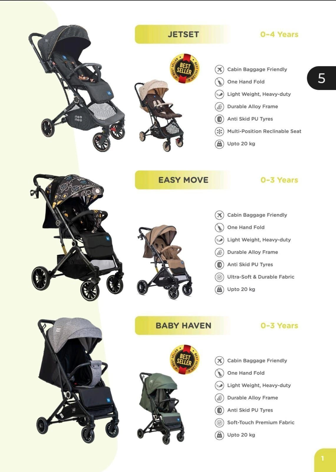 Mee Mee strollers 1