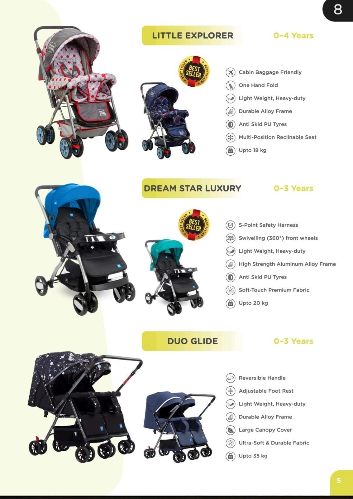 Mee Mee strollers 2