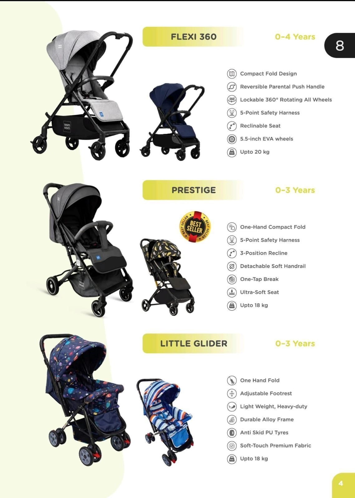Mee Mee strollers 3