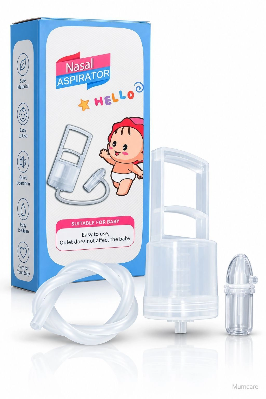 Baby Nasal Aspirator | Manual Nose Suction Cleaner for Babies | Gentle & Easy to Use 1