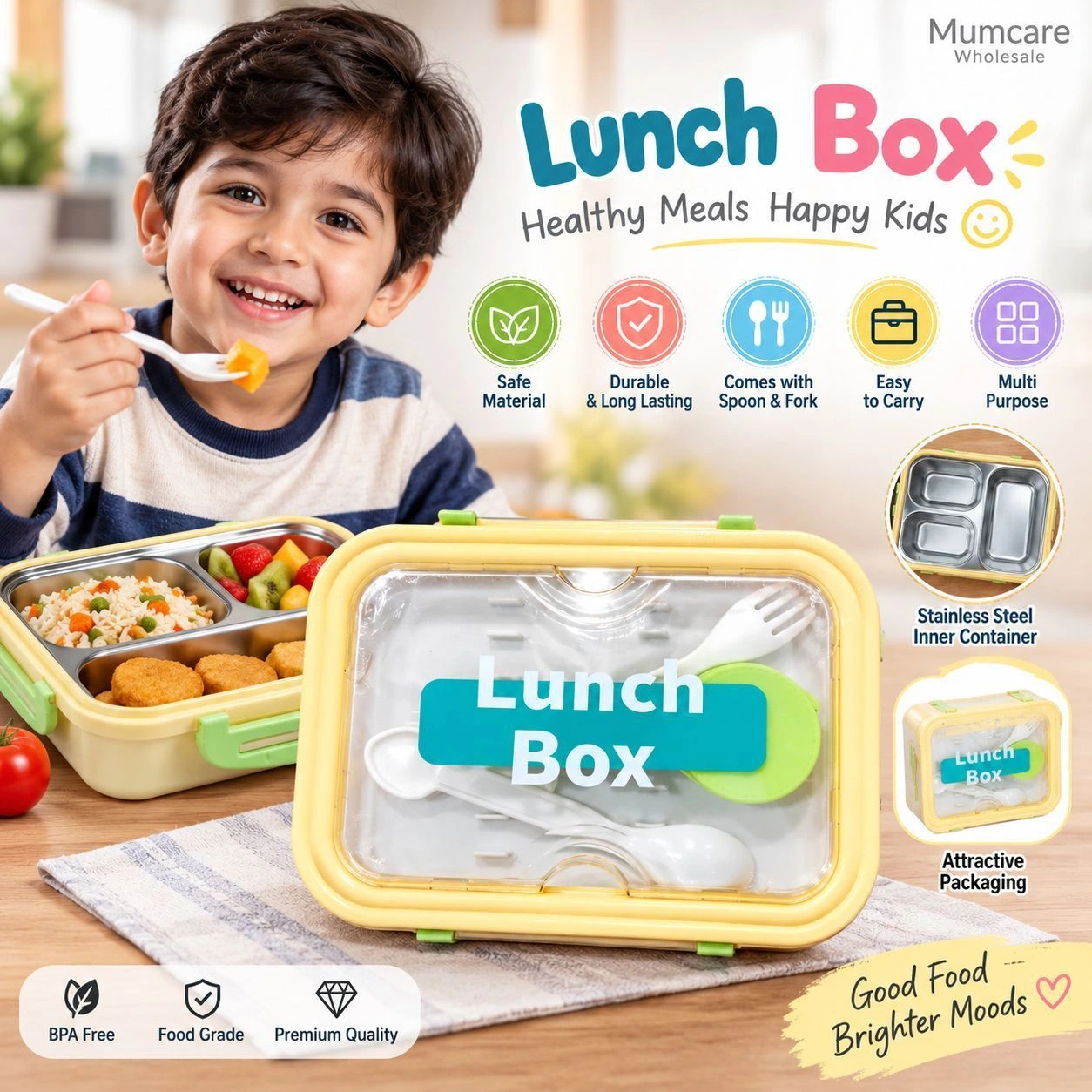 Fancy steel Lunch box 2